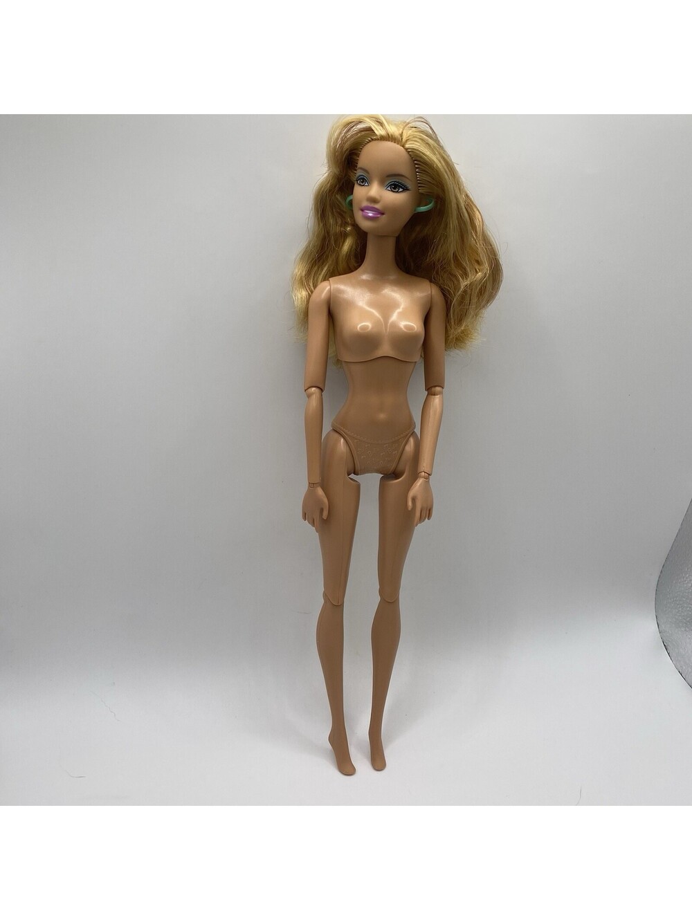 Barbie Fashionistas Doll Swappin Styles( Summer Face Sculpt )W3896 Nude B20